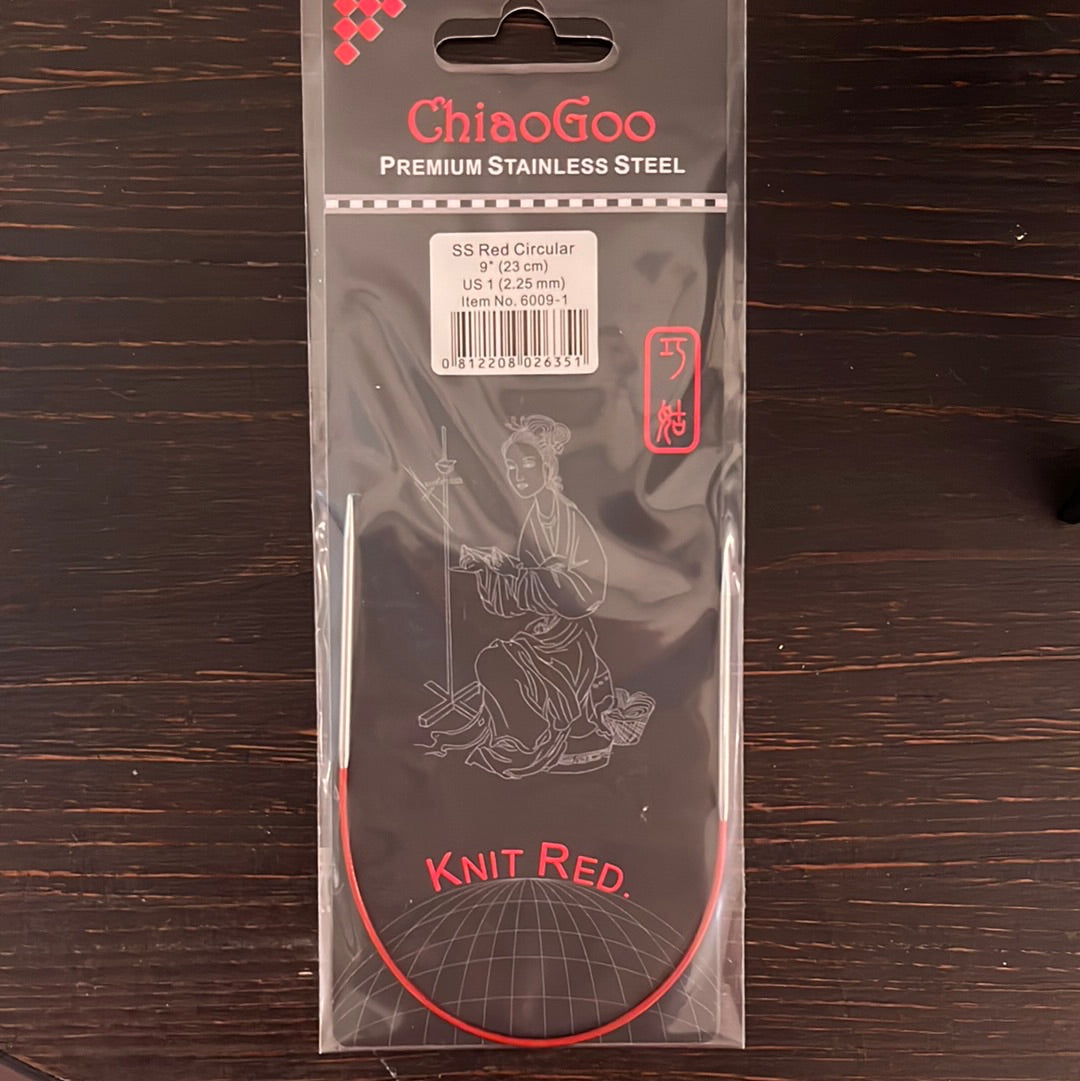 ChiaoGoo Red 9” Circulars