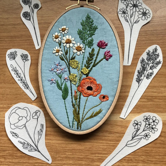 Peel Stick & Stitch Embroidery Patterns