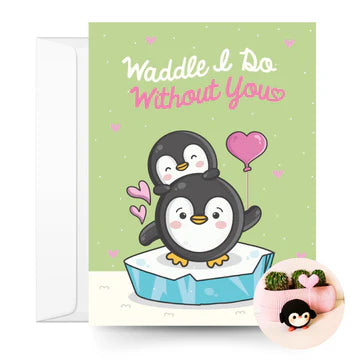 Thinking Of You Card & Penguin Crochet Pattern