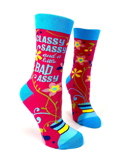 Fabdaz Women's Novelty Crew Socks