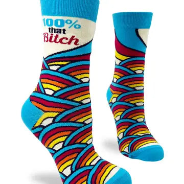 Fabdaz Women's Novelty Crew Socks