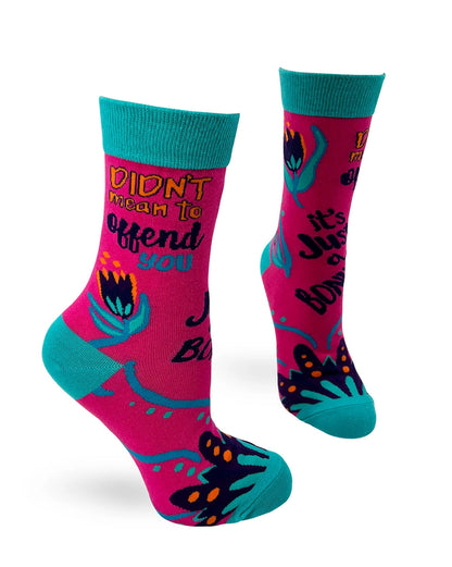 Fabdaz Women's Novelty Crew Socks