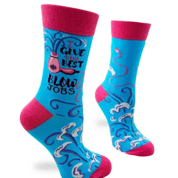 Fabdaz Women's Novelty Crew Socks