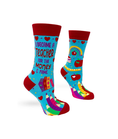 Fabdaz Women's Novelty Crew Socks