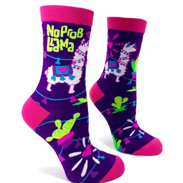 Fabdaz Women's Novelty Crew Socks