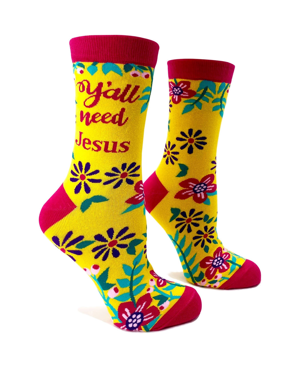 Fabdaz Women's Novelty Crew Socks