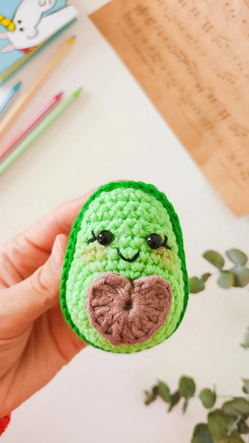 Congratulations Card & Avocado Crochet Pattern