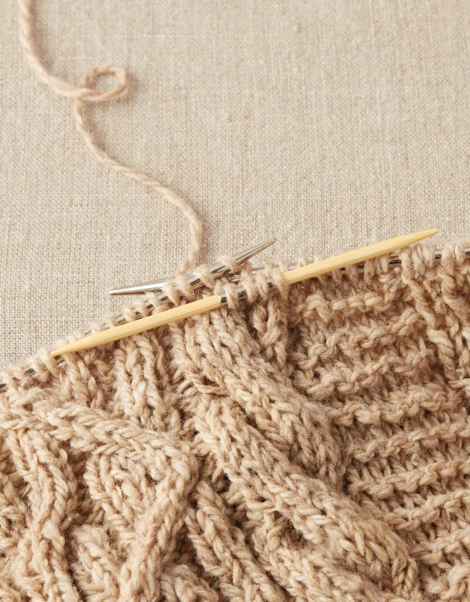 Shortie Bamboo Cable Needles For Knitting – Salish Sea Yarn Co.