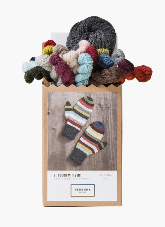 21 Color Mitts Kit - Knit