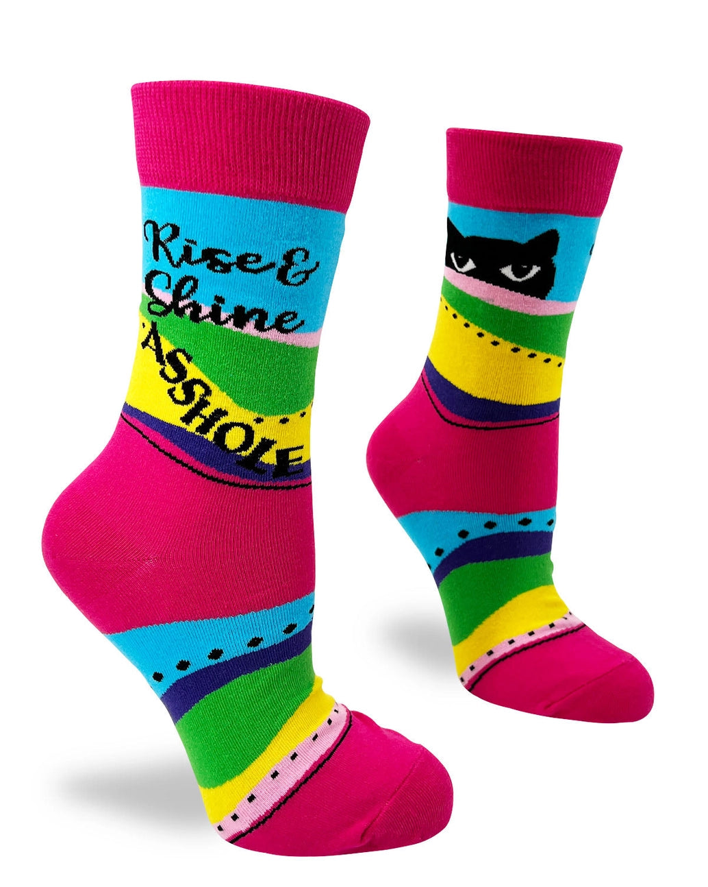 Fabdaz Women's Novelty Crew Socks