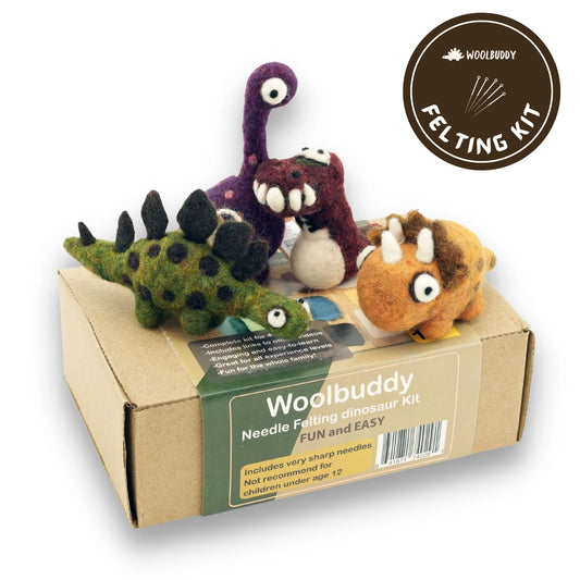 Needle Felting Dinosaur Kit