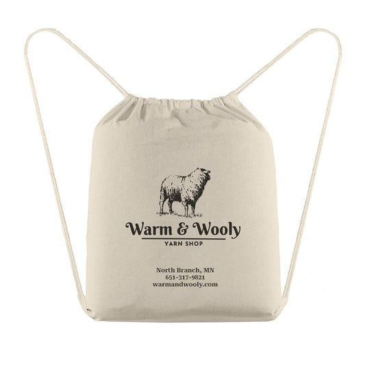 Warm & Wooly Drawstring Bag