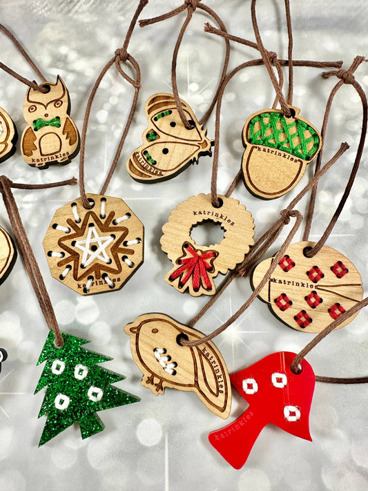 12 Days of Stitchable Ornaments Kit