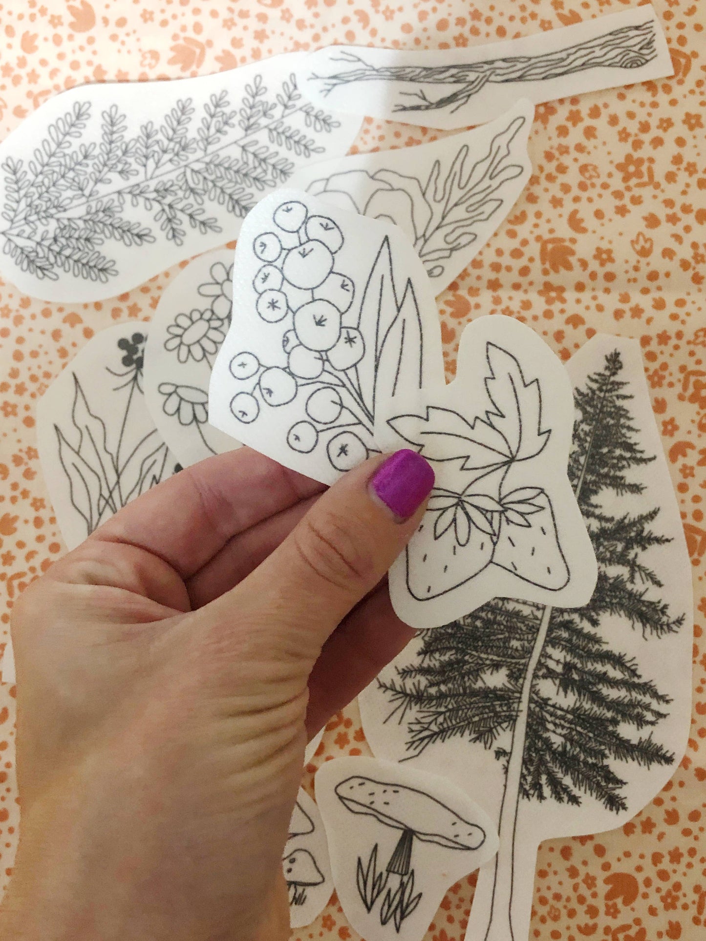 Peel Stick & Stitch Embroidery Patterns